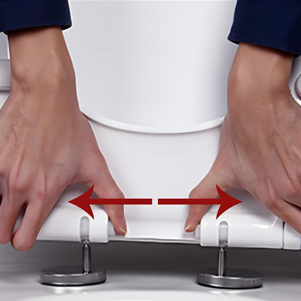 WC deska TOI-SEA2 – detail uchycení a povrchu