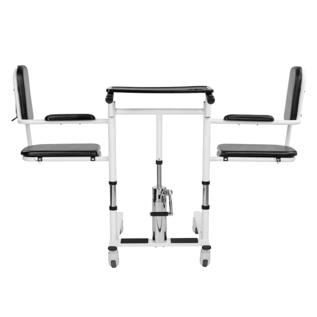 Hydraulická stolička na přesun – stabilní ocelový rám a konstrukce