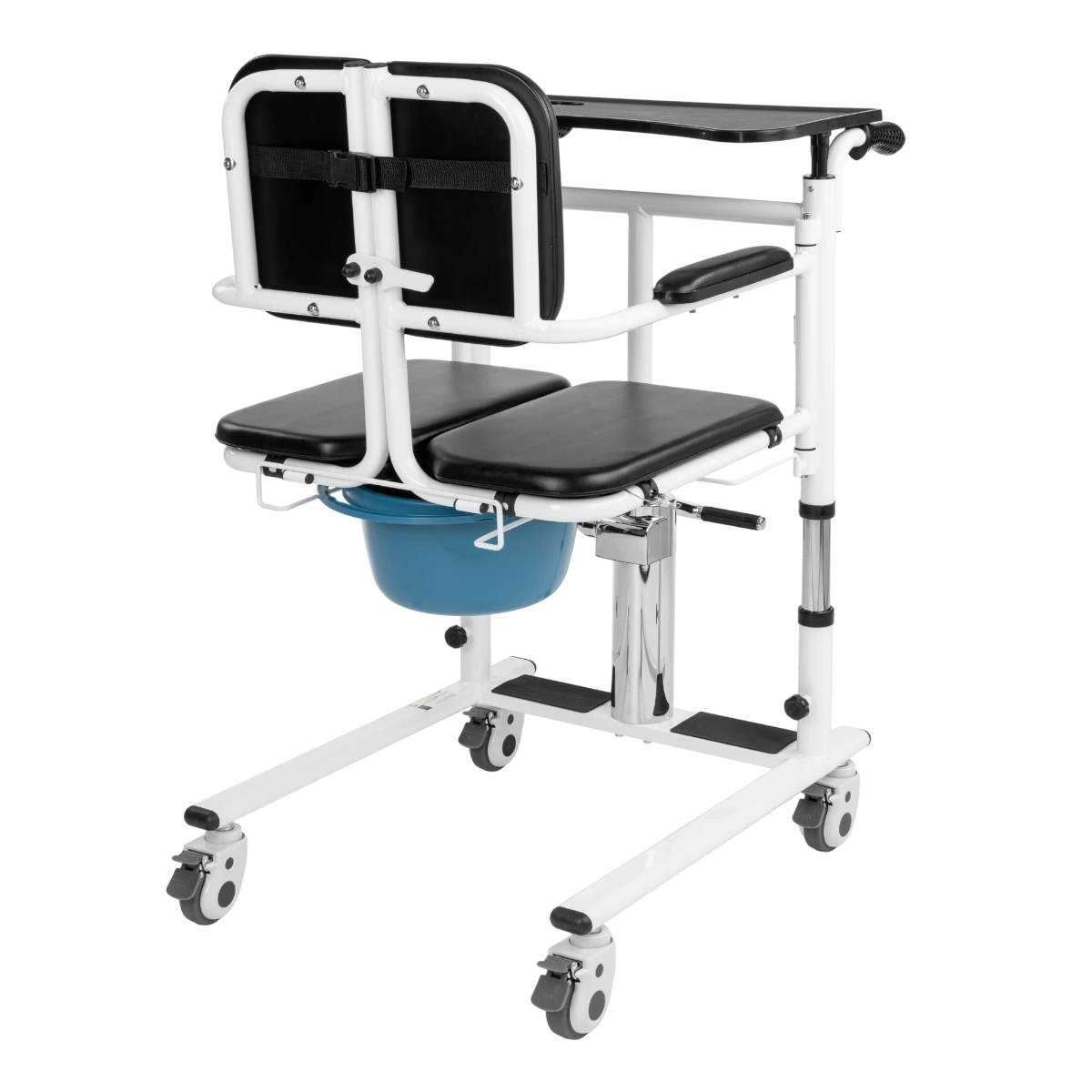 Hydraulická stolička na přesun – otvíratelné sedadlo do stran