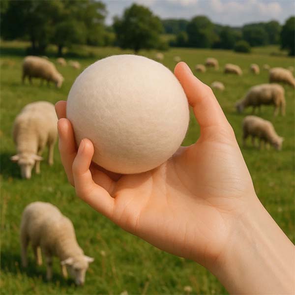 Vlněné kuličky do sušičky – použití během sušení