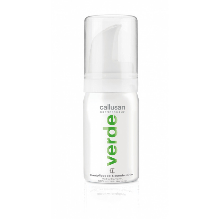 Callusan Verde – jemná krémová pěna pro citlivou pokožku