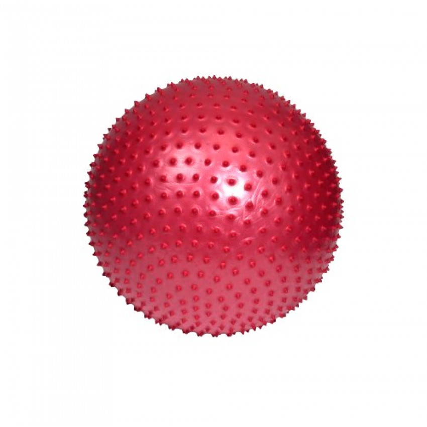 Masážní rehabilitační míč 55 cm červený